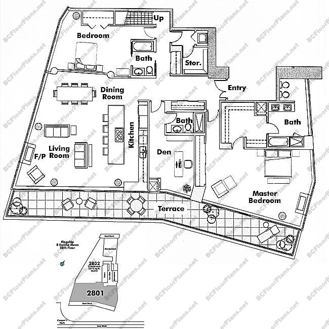 Floor Plan 2801 8 Smithe Mews