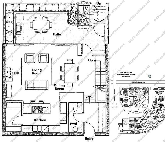 Floor Plan  286 Beach