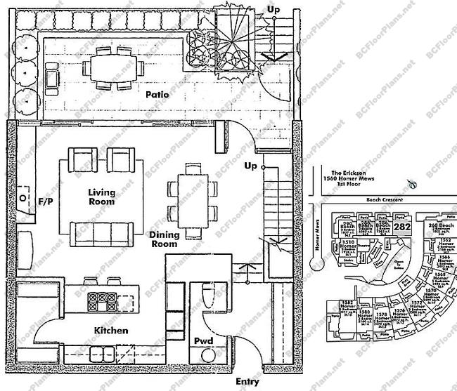 Floor Plan  282 Beach