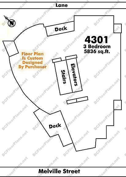 Floor Plan PH4301 1189 Melville