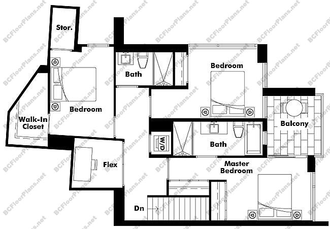 Floor Plan TH201 1653 Ontario