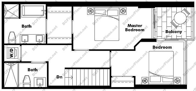 Floor Plan TH205 1687 Ontario