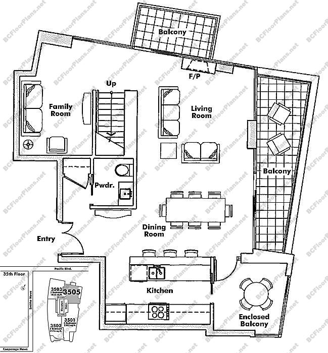 Floor Plan PH3505 33 Smithe