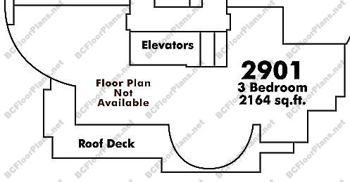 Floor Plan 2901 1188 Quebec