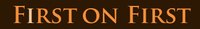 First on First Logo
